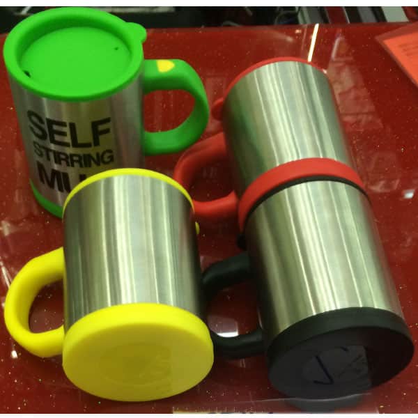mugs metalizados personalizados de colores
